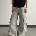 American high street workwear pants easiest for match pants baggyclassy casual wide leg straight-legjeans sinclub5469
