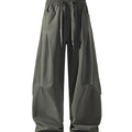 American high street cleanfit pleated scimitar workwear pants casual pants men looseeasiest for match