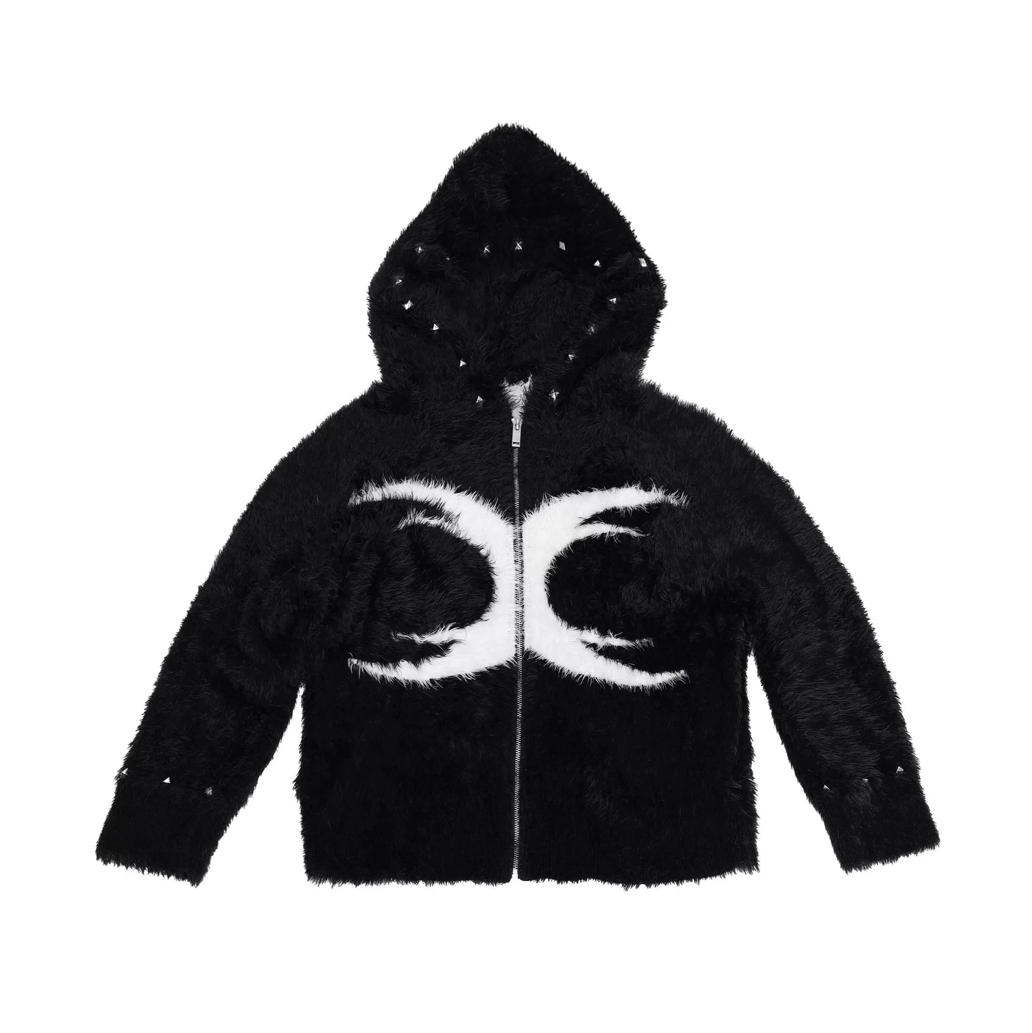 Sweater cardigan jacquard rivet fall and winteroutwear SIN0867