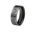 Titanium steel ring, high-end, niche, high street, index finger, personalized, retro WY8003
