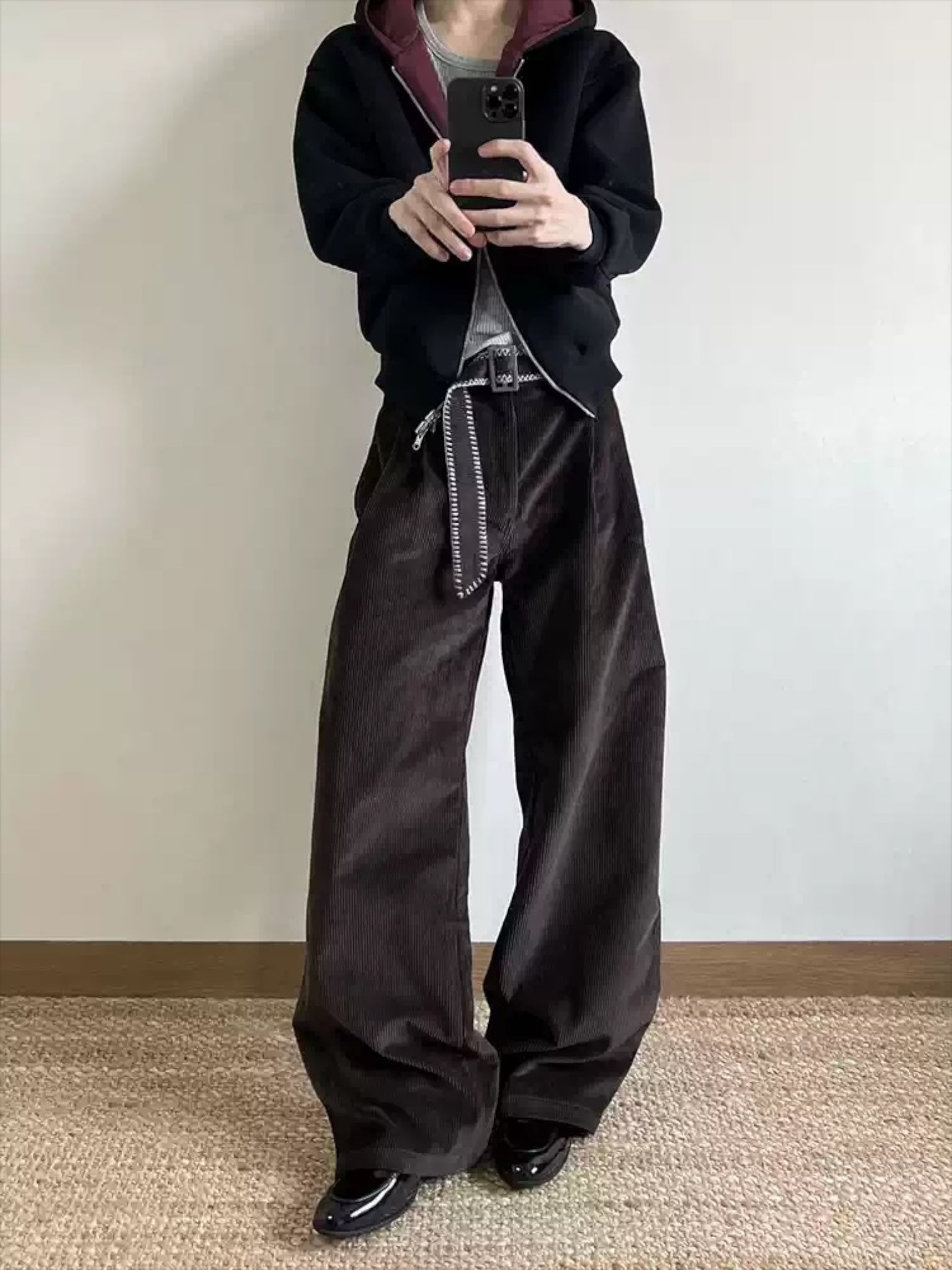 [MANUSCRIPT] SOFT CORE BAGGY TROUSER st5018