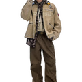Spring & fallnew arrival american detroit jacketoutwearmen's spring barn style workwear baseball uniform tops for women sinclub0697