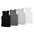 Ucoce full thread ribbed stretch sports tank top - slim fit undershirt for men sinclub8193
