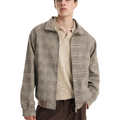 American cleanfit houndstooth harrington jacket for men  SIN092