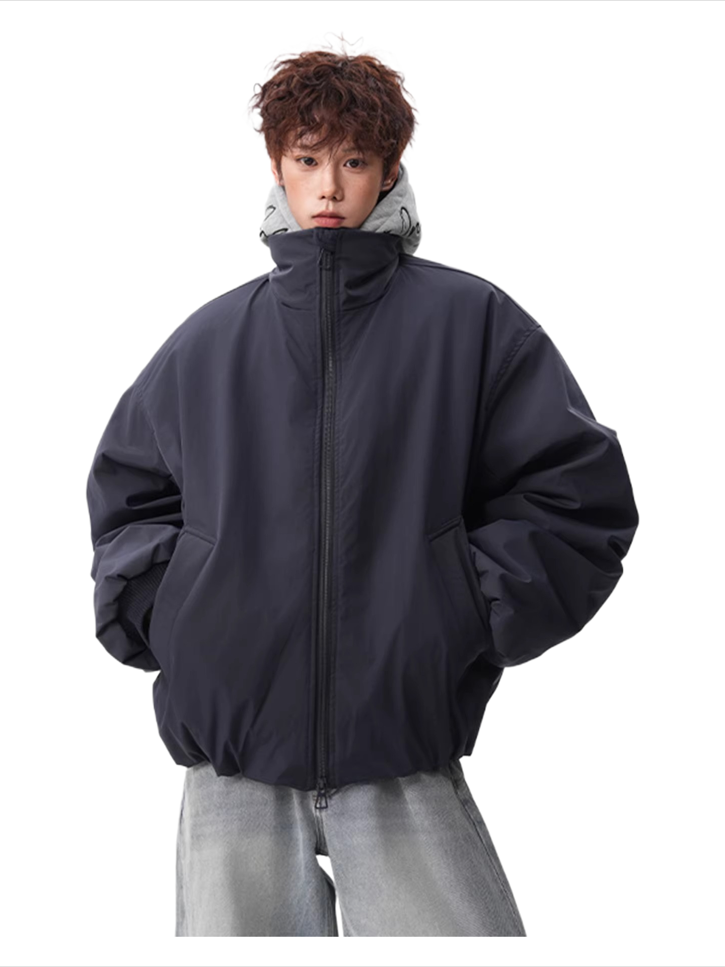 American cleanfit pilot stand collar cotton jacket  SIN022