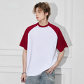 Men's short-sleeve t-shirt - new summer collection: loose fit, trendy brand, lightweight crew neck, couple's style, raglan sleeve top   SIN090