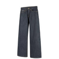 Sinclub25fw 06 14 oz small a-line straight wide leg casual raw denim jeans for men and women