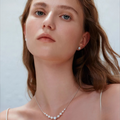 Simple series artificial pearl necklace women's French collarbone chain accessories WY019