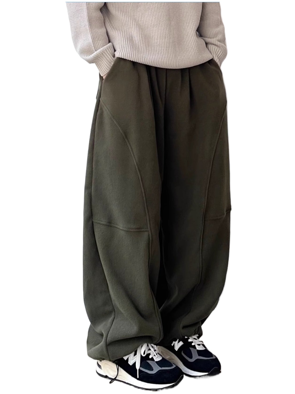 Vintage Versatile Casual Fleece Sweatpants SIN0913