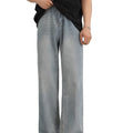 Washed and old versatile casual pants SIN0942