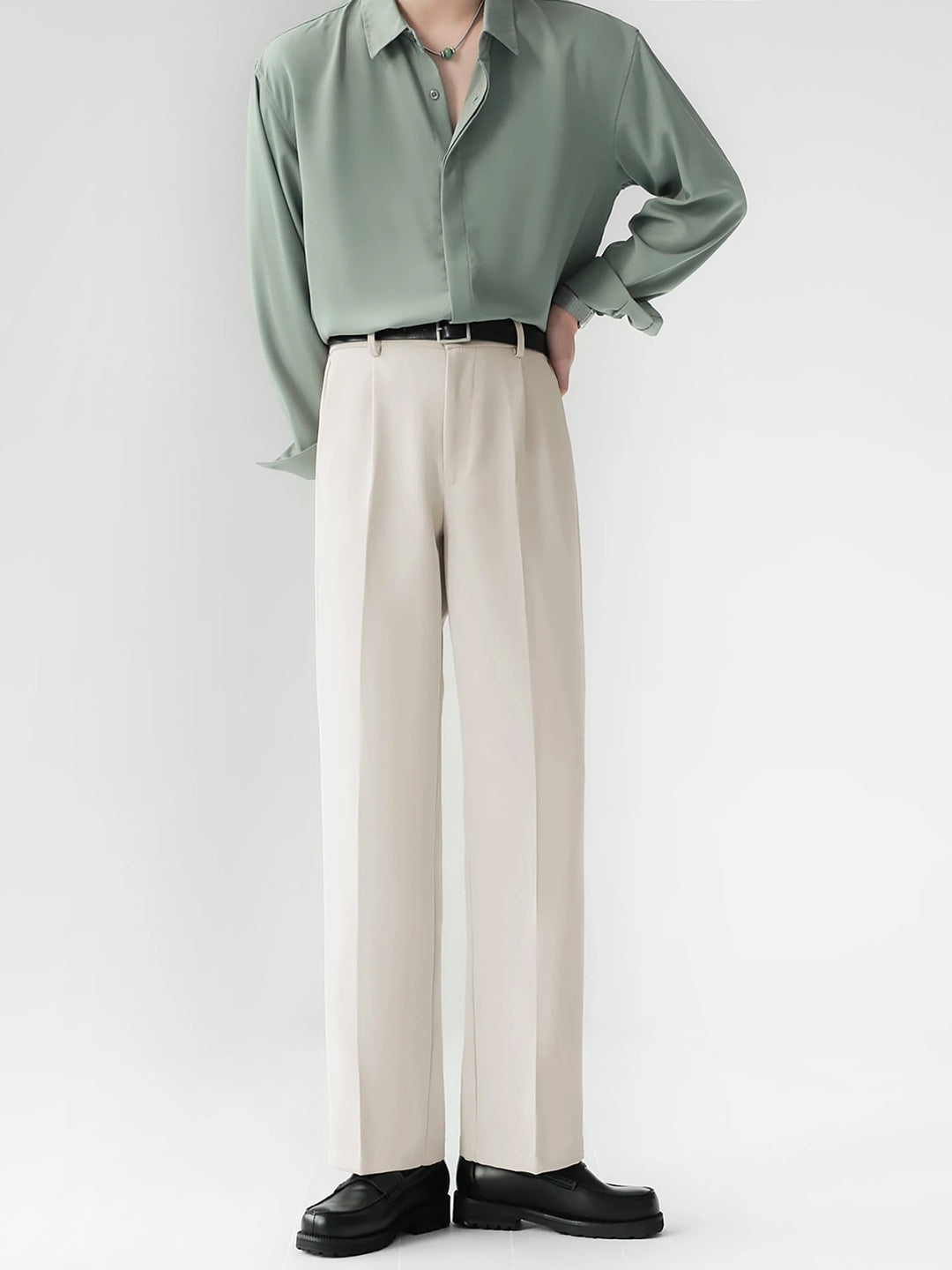 [HOHO] Straight slacks pants st1173