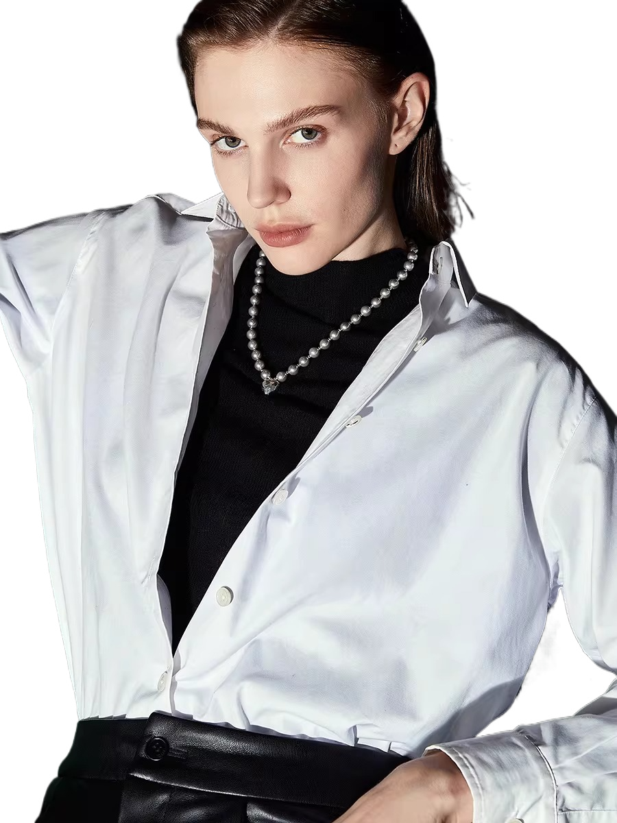 Artificial pearl necklace women's light luxury niche high-end sense love collarbone chain popular versatile jewelry WY015