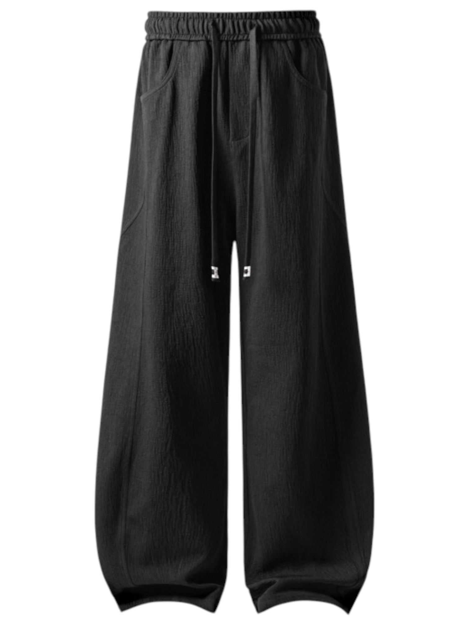 [DAZHONGMA] CURVED-CUT WRINKLE TROUSERS st5044
