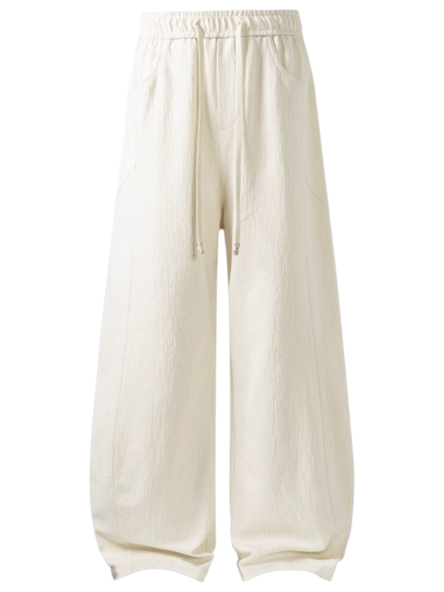 [DAZHONGMA] CURVED-CUT WRINKLE TROUSERS st5044