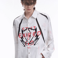 [STARTEXCEEDEND] Skeleton printing LOGO Jacket + Bottoms st1871