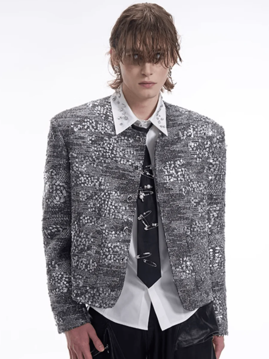 [STARTEXCEEDEND]Light luxury perfume jacket st1875