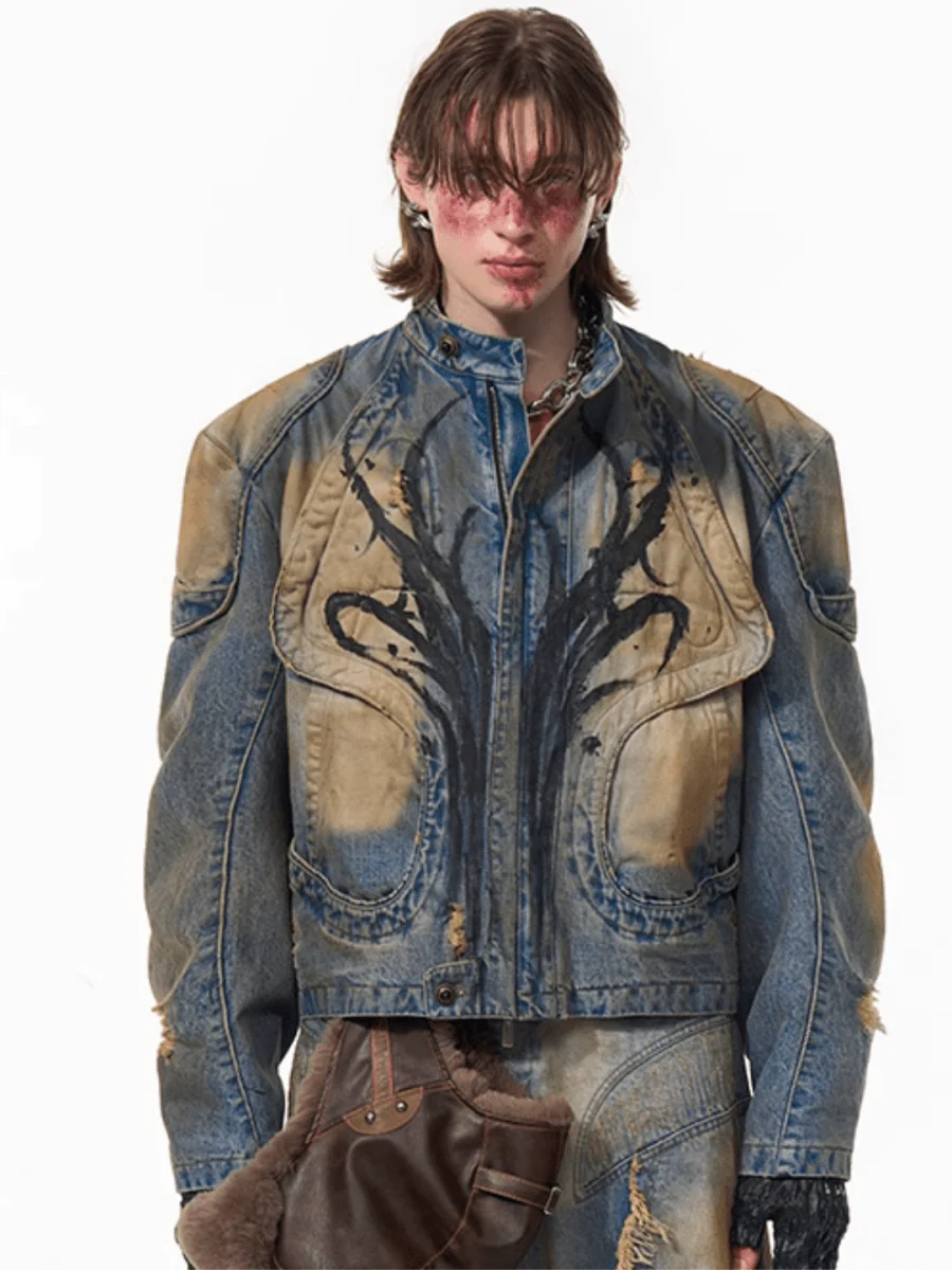 [STARTEXCEEDEND] denim jacket + bottoms st1882