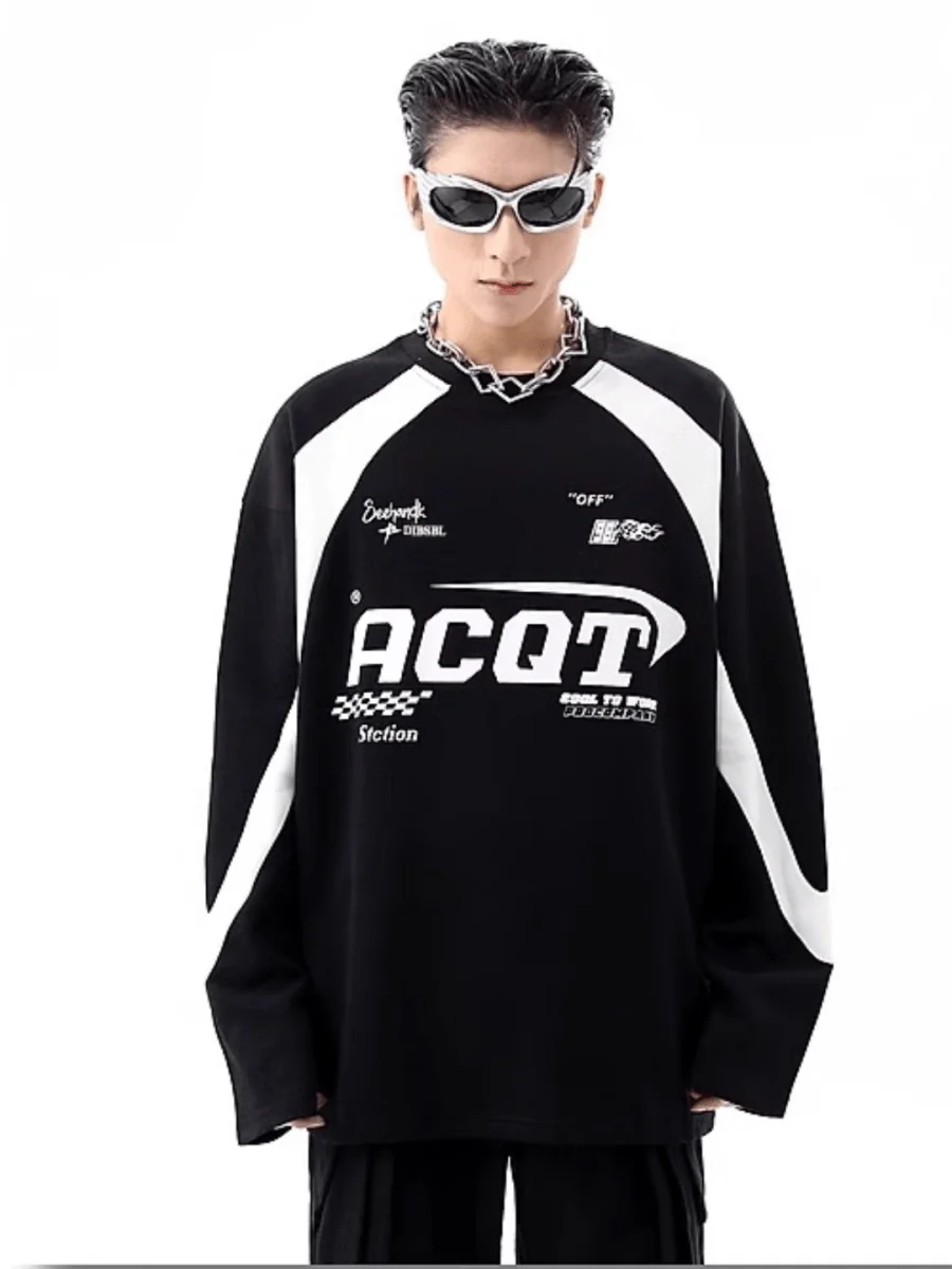 [TREND ST] High Street Round Neck Sweat st1855