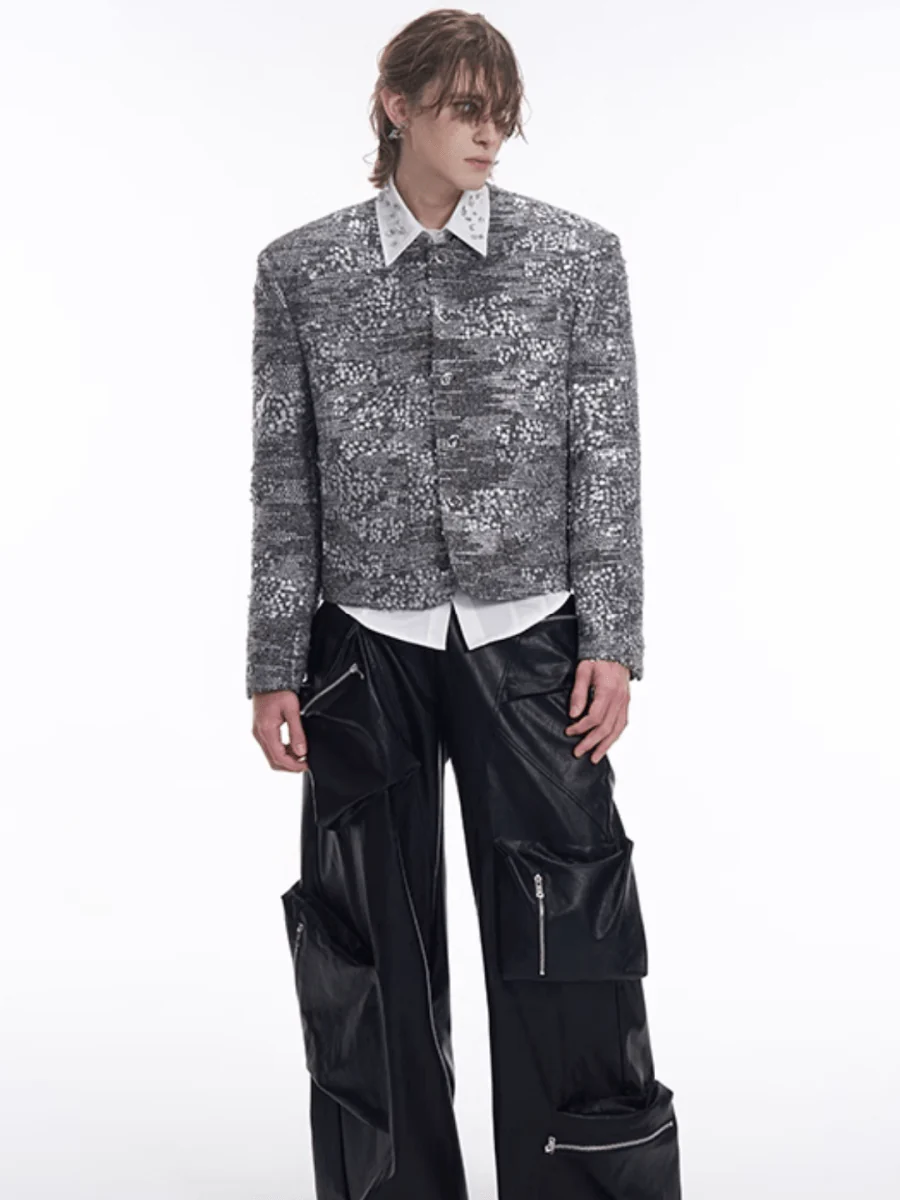 [STARTEXCEEDEND]Light luxury perfume jacket st1875