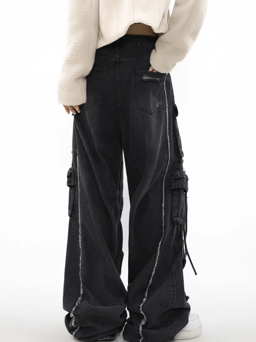 [MRNEARLY] multi-pocket jeans st1849