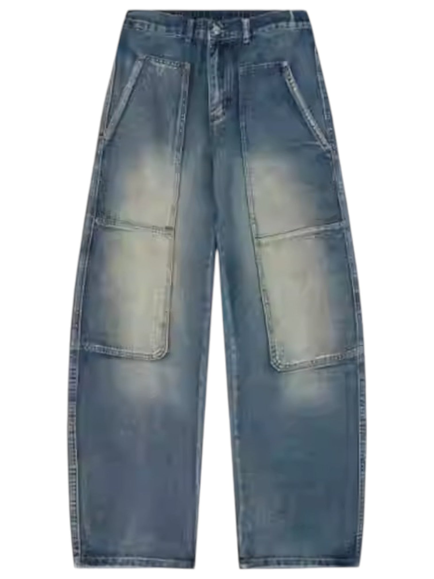 [DAZHONGMA] VINTAGE RIVETED WORK JEANS st5046