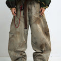 [PEOPLESTYLE] Washed Aged Loose Pants st2690
