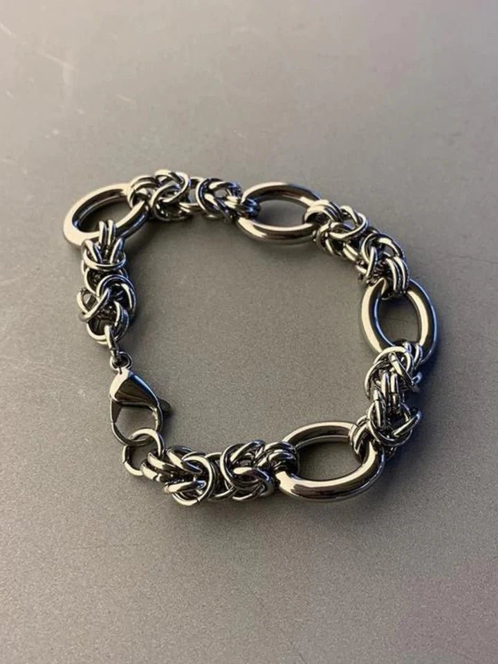 [ESC MAN STUDIO] SILVER BRACELET AX05